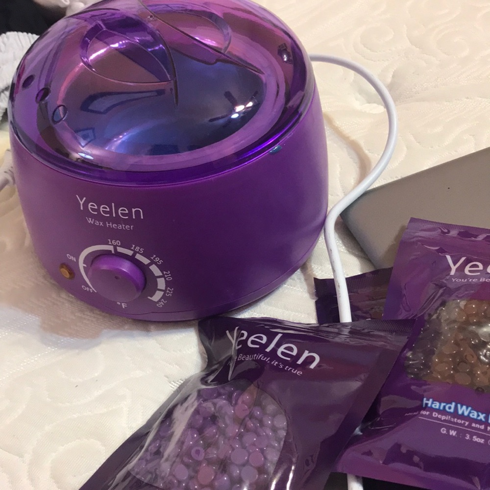 Yeelen Wax Heater w/ 3 bags of hard wax beans
